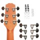 Kit Tarraxa Strinberg AM04CR 3+3 Violão Tipo Takamine GJ72/GD71 (FURAÇÃO CENTRAL) / Cromadas / Blindadas / 6 Tarraxas