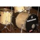 Bateria Nagano Garage Rock NTC  / 22",10",12",16", cx 14" / Natural Brilhante + Ferranges+banco+pedal (menos pratos)