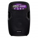 Caixa Ativa Waldman RC-450X / falante de 12" / 120dB SPL Max. / Classe AB / Pen Drive / Bluetooth / P.A. ou retonro