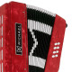 Acordeon (sanfona) infantil Michael ACM 0822 PRD 8 baixos- Vermelho