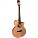 Violão Cort CEC-1 OP / Elétrico com Afinador / Nylon /  Com Cutway