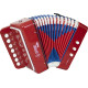 Sanfona (Acordeon) Infantil Spring KIDS SPK-73VM / Vermelha / Botões