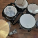 Bateria VOGGA Urban VPD120 BK (Preta) - Bumbo 20" / Completa (banco, pratos, ferragens+Pratos)