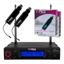 Kit Microfone Tag Sound (Transmissor Sem Fio Para Microfone Com Fio e Guitara/Baixo)