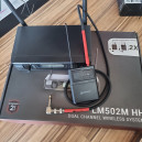 Transmissor Duplo Lexsen Instrumento Musical e Microfone Auricular LM-502 HH / Frequência Fixa