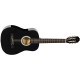 Violão Vogga Nylon VCA-102N BK (preto) 7/8