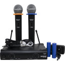 Microfone Sem Fio Soundvoice MM-120D (VHF) Frequência Fixa / Amador