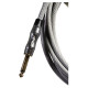 Cabo Seizi Cable Energy P10 x P10 para Guitarra / Violão / Baixo / Ukulele – Silver Grey – 3m