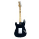 Guitarra MXT Para Iniciantes MST-BW6P - Preta (Strato)
