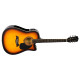 Violão MICHAEL VMY-340 SM Sunburst Fosco / Nylon / Clássico / Elétrico com afinador