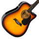 Violão MICHAEL VMF361 SB Sunburst Brilhante / Aço / Folk / Elétrico com afinador