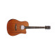 Violão Michael folk cutaway VMI230 / Tampo Maciço / Trasto de Inox / Cordas de aço / Elétrico com afinador
