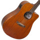 Violão Michael folk cutaway VMI230 / Tampo Maciço / Trasto de Inox / Cordas de aço / Elétrico com afinador
