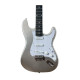 Guitarra Malibu Tipo Strato EG22 Prata Metálico (Silver) - SSS