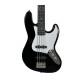 Baixo (Contrabaixo) Malibu JB-1 Preto BK / 4 cordas / Jazz Bass / Passivo