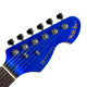 Guitarra MICHAEL MysticTone GMS-150 MTB SSH AL Azul Metálico / Trasto Inox / Escala 
