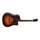 Violão Michael folk cutaway VMF400 ST – Cordas de aço - Elétrico com afinador