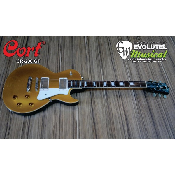 Guitarra Cort Classic Rock Series - CR200 GT (Gold Top)