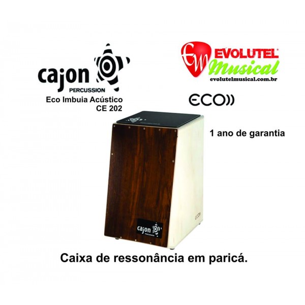 Cajon Eco Imbuia Acústico CE202