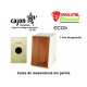 Cajon Eco Mogno Acústico CE201