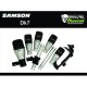 Kit 7 Microfones Bateria Samson DK7