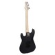 Guitarra Elétrica Giannini G-102 Black com escudo Black (SBK/BK) Preto fosco