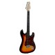 Guitarra Elétrica Giannini G-100 3 Tone Sunburst com escudo Tortoise (3TS/TT)