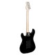 Guitarra Elétrica Giannini G-101 Black com escudo Black (BK/BK)
