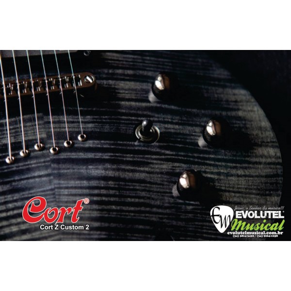 Guitarra Cort Z Custom 2 - Captação EMG 81 e 85