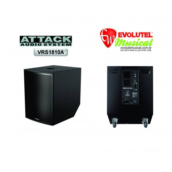 Subwoofer amplificado Attack  de 18"- Modelo  VRS1810A